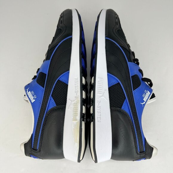 Puma Mens 368025-01 Black Blue RS-100 Sound Low Top Mesh Size 10.5 Sneakers - Picture 6 of 8